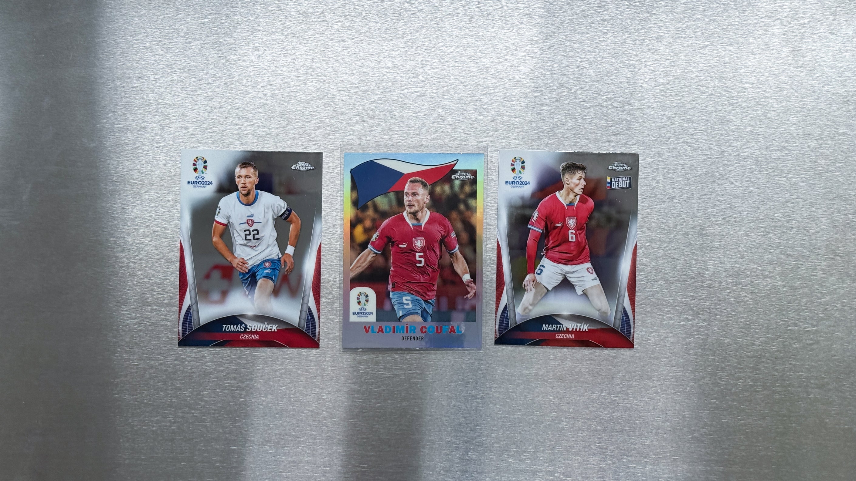 2024 Topps Chrome UEFA Euro - Czechia Team Card